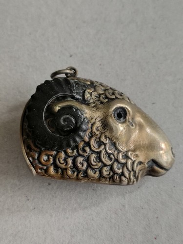 Antique rams head vesta - head,