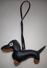 DACHSHUND hanging PU leather