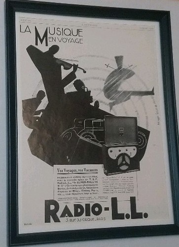 Art deco radio - art,