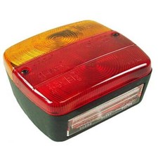 Rear Trailer Light DAXARA 107/127 AJBA Bulb Combination Lamp Spade Connection