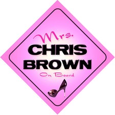 Mrs Chris Brown on Board Baby