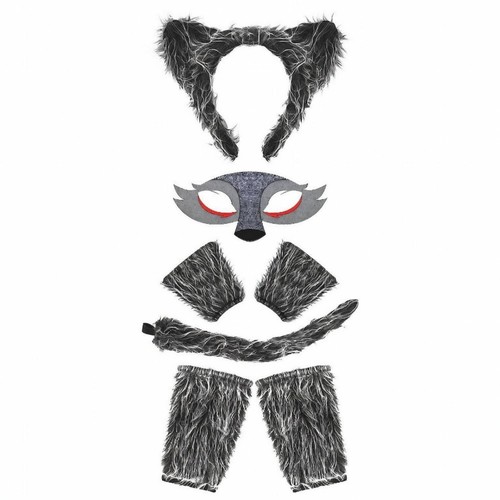 Wolf costume set for kids - wolf,
