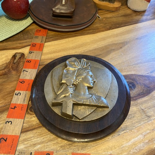 Are deco bronze oak plaque - are,
