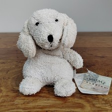 Vintage Russ Home Buddies Cozy Puppy Dog Towelling Beanie Soft Toy 1995