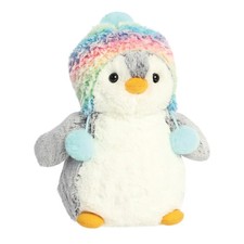 PomPom Penguin with a Rainbow