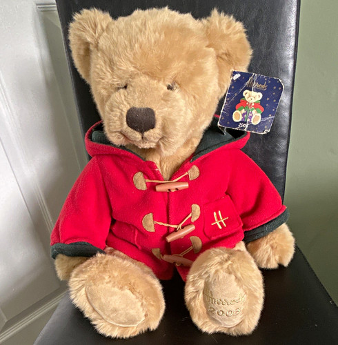 Harrods christmas plush bear - christmas,