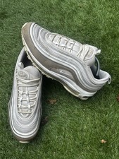 Nike Air Max 97 Men's Unisex Trainers Triple White/Wolf Grey - UK Size 10