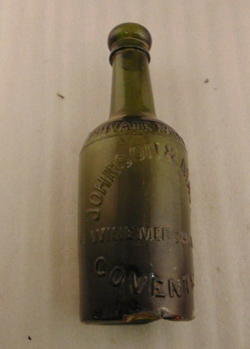 Beer bottle antique - bottle, johnson
