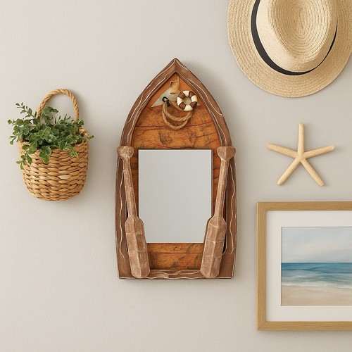 Rustic boat shaped nautical - shaped,