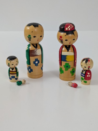 Vintage hand painted pair - painted, of