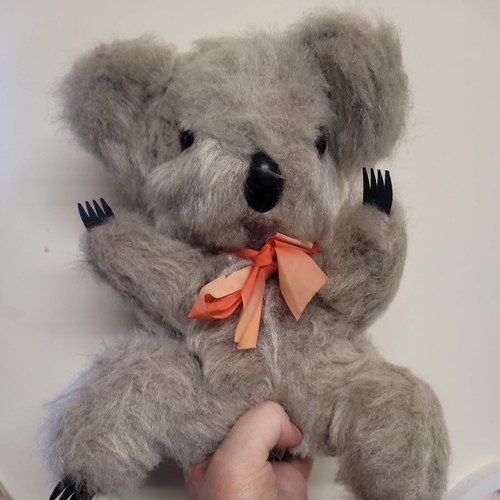 Vintage bear toy kangaroo - toy,