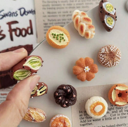 12pcs food themed fridge - 12pcs,