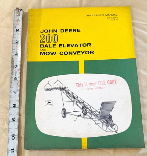 Vtg john deere 200 - vtg, bale