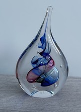Adam Jablonski Hand Blown Paperweight Signed AJ