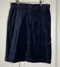 Boden Velour A-Line Skirt