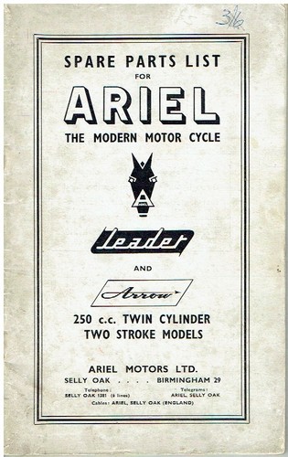 Ariel 250cc leader arrow - ariel,