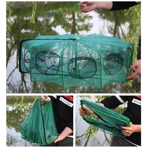 Holes foldable fishing trap - 6,