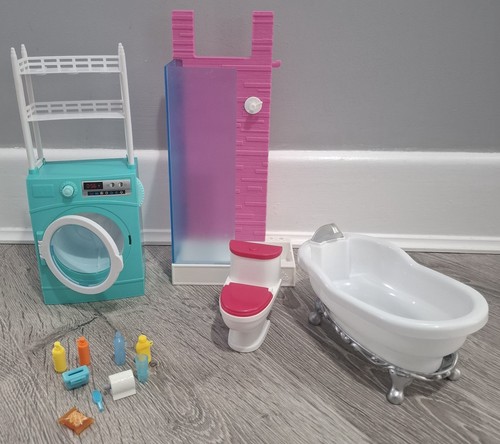 Barbie dolls bathroom - barbie,