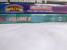 3x Sonic The Hedgehog DVDs