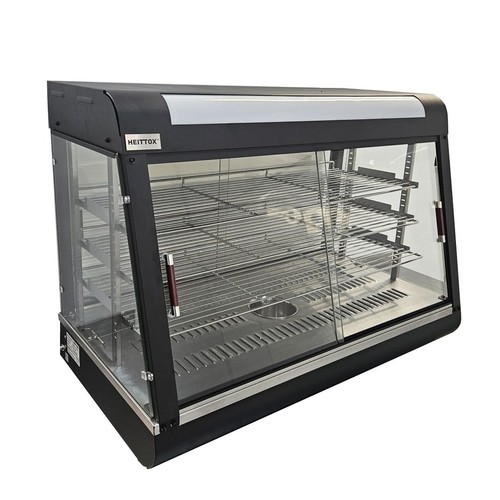 Heated display warmer pie - display,
