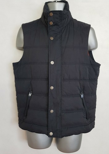 Mens fat face black gilet - mens,