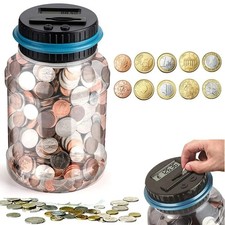 Electronic piggy bank - electronic, counter