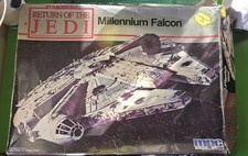 ERTL 8917 Star Wars Return Of The Jedi Millennium Falcon Vintage 1989 Model Kit
