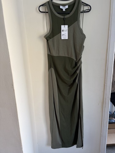 Reiss khaki ava blocked body - reiss,