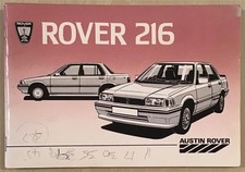 ROVER 216S 216SE 216 VITESSE