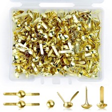 200 Pcs Split Pins Metal Paper