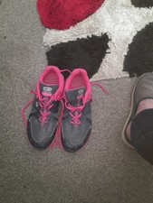 Decathlon Kalenji Run Female Running Shoes Black  & Pink Size UK 5