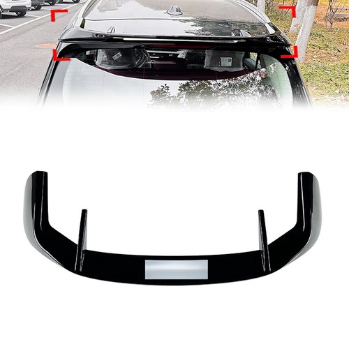 Rear roof spoiler top window - rear,