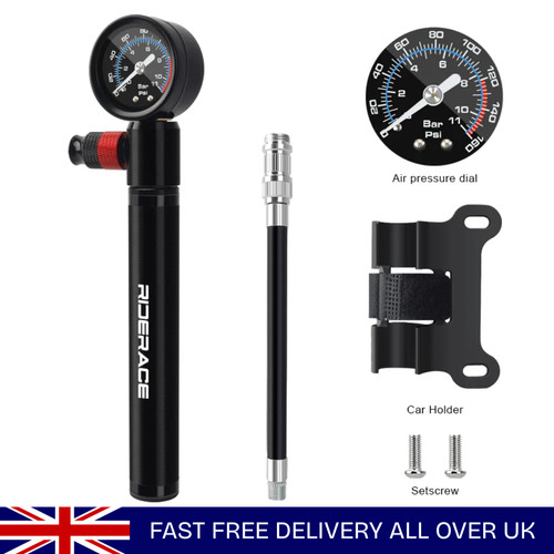 Portable bicycle pump 160psi - bicycle,