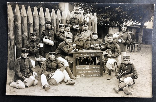 Postcard photo with satirical