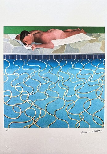 David hockney the sunbather - hockney,