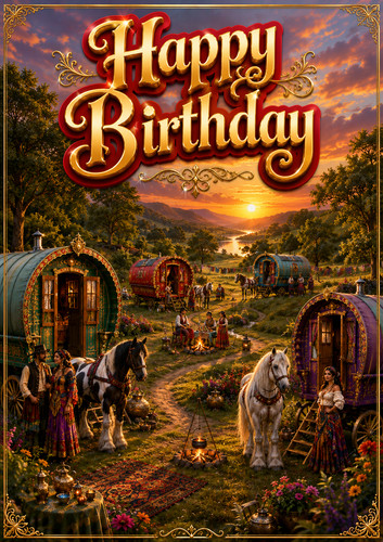 Romany gypsy caravans - romany, at