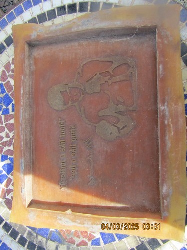 Latex mould plaque muhammad - latex,