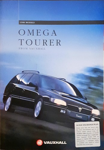 Vauxhall omega tourer brochure - vauxhall,