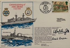HMS Brave, signed