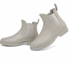 Geweo Girls Taupe Wellies Ankle Rain Boots Uk Size 2 / 35