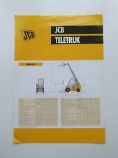 JCB TELETRUK SALES LEAFLET