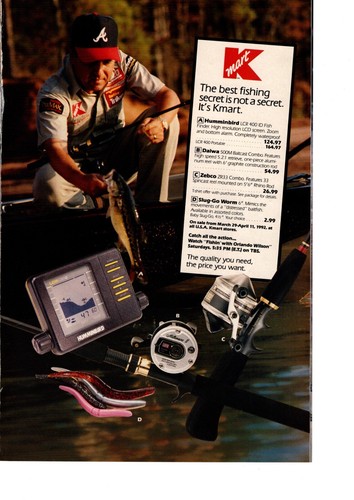 1992 12pg kmart fishing - kmart, gear/