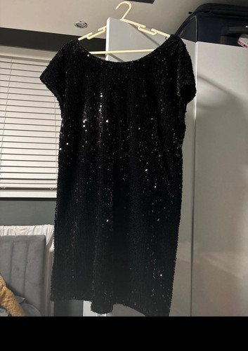 Next petite black sequin - black,