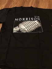 Vintage Van Morrison Cotton Black Shirt Unisex Concert S to 5XL SG482