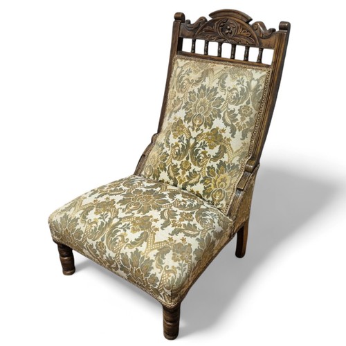 Antique victorian upholstered - antique,