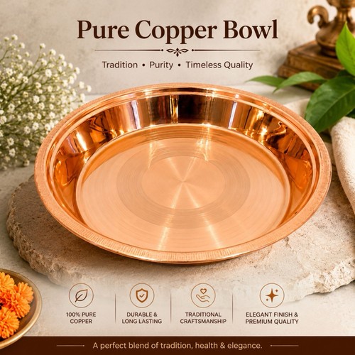 Pure copper parat flour - copper, atta