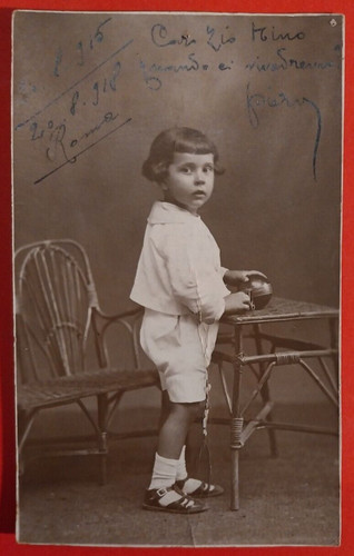 Postcard girl toy - girl,