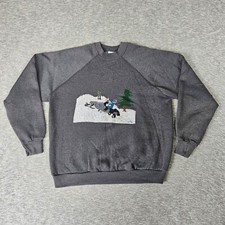 Vintage Snowmobile Ski Winter