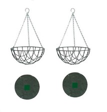 2 16 Inch Hanging Basket 40cm