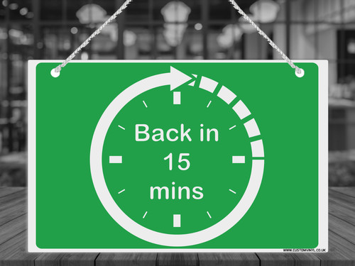 Back mins clock hanging - mins,